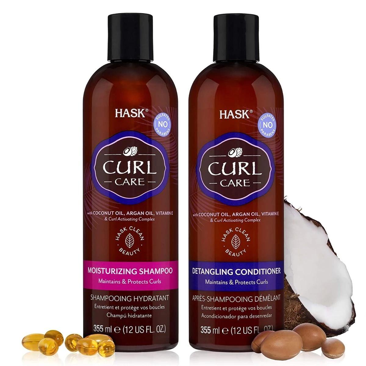 16369013871610918935-1200x1200 Hask Curl Shampoo + Conditioner 355ml - الصورة 1