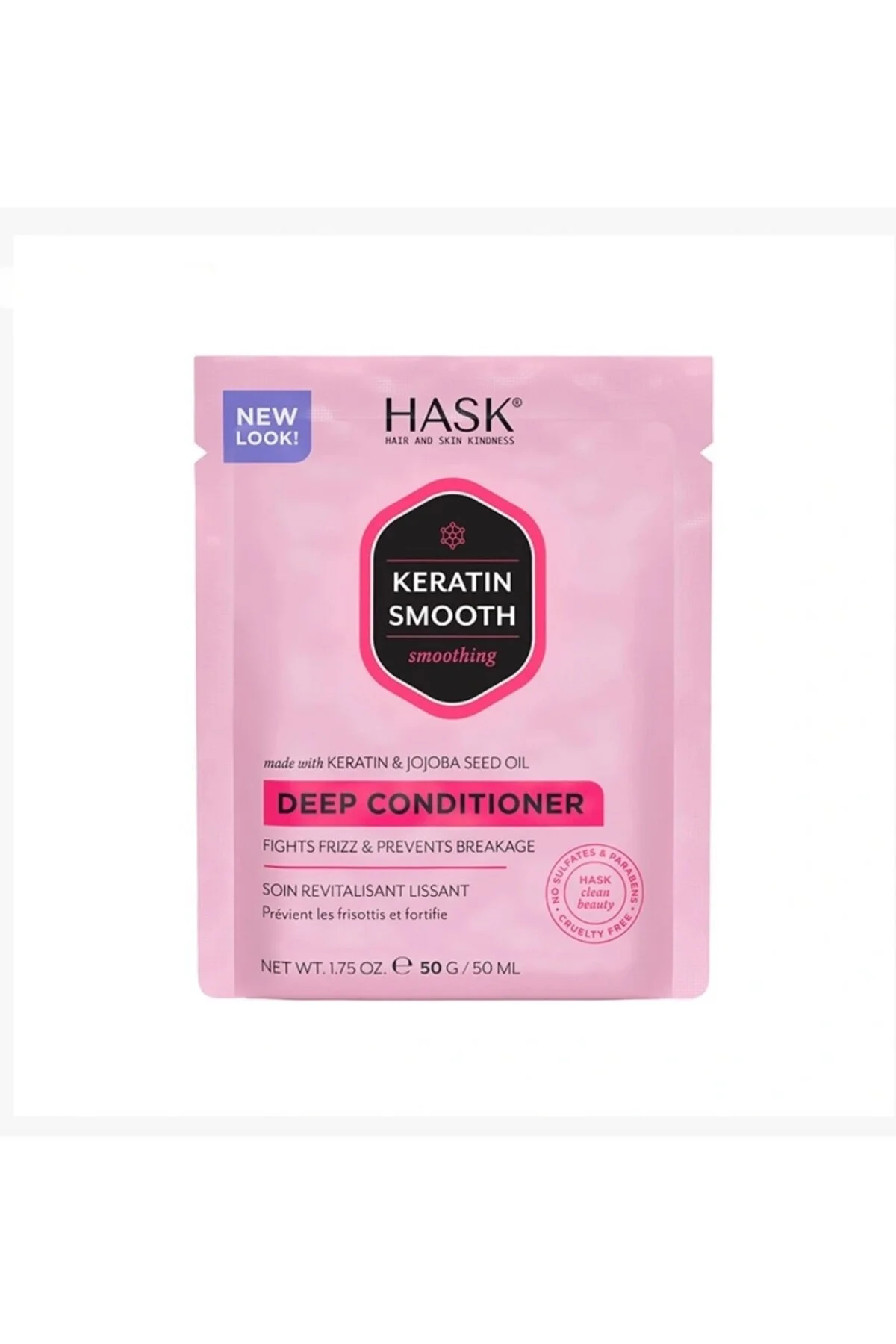 1_org_zoom HASK Keratin Protein Smoothing Deep Conditioning Treatment Packet 50 gr - الصورة 1