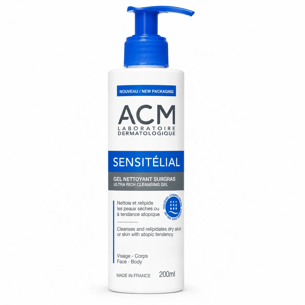 4ECE390D-DBD5-4E4A-8719-2346078DC0DB (1) ACM Sensitelial Cleanser – 200ml - الصورة 1
