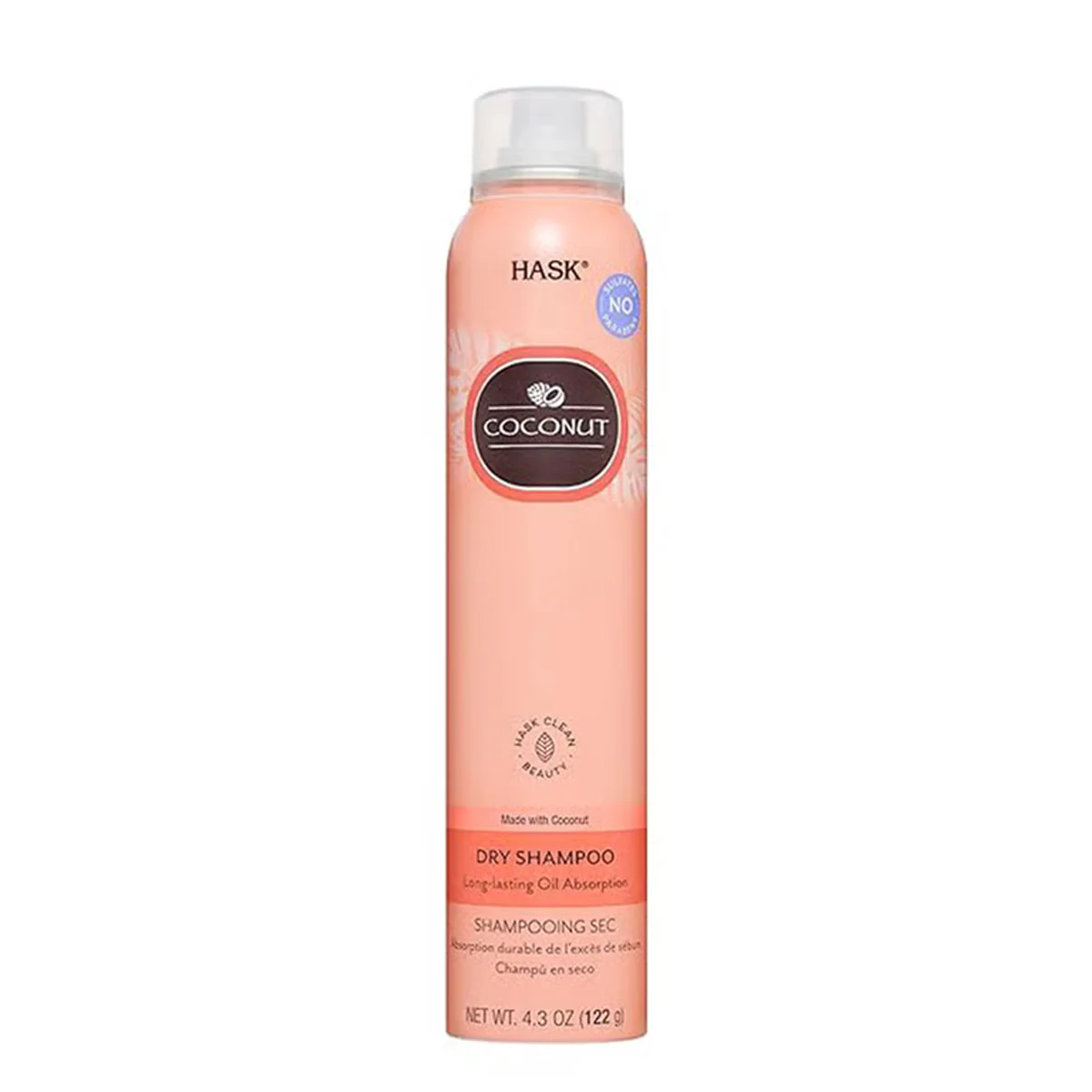 HaskCoconutDryShampoo189ml Hask Monoi Coconut Dry Shampoo 189ml - الصورة 1
