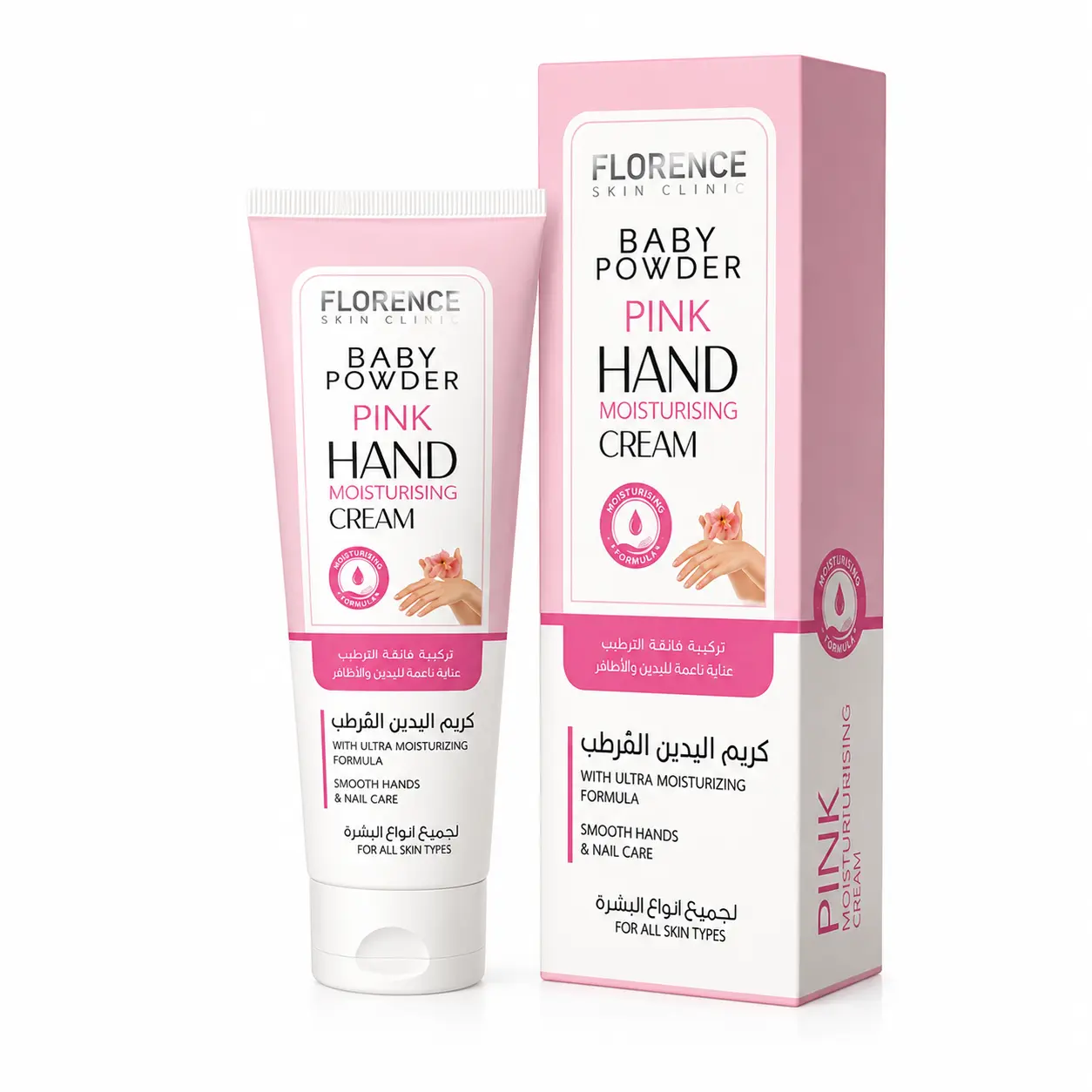 0876BFEC-69D3-48AA-B94B-84FA9C35DD34 Florance Hand Cream 100ml Pink - الصورة 1