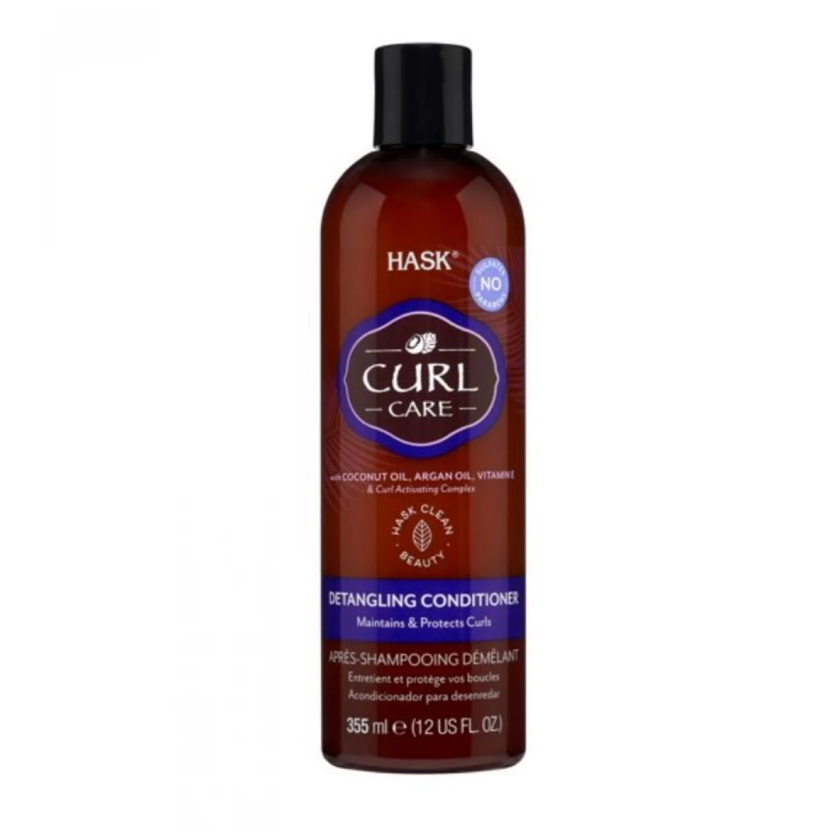 16368978391745176024-1200x1200 Hask Curl Conditioner Argan & Coconut Oil 355ml - الصورة 1