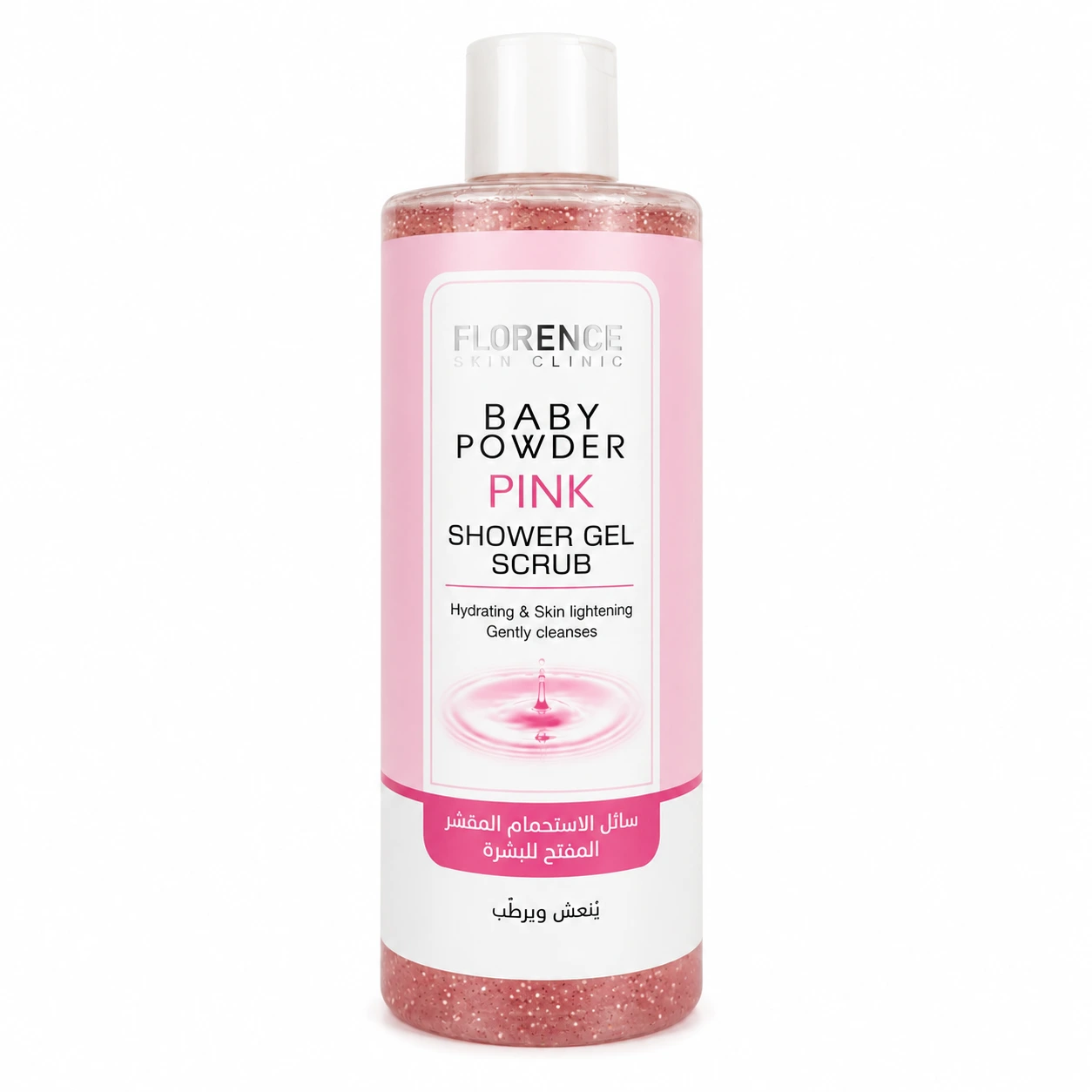 31FFF825-B5CB-4765-BD8B-541F79BC439F FLORACE SHOWER GEL 500 ML BABY POWDER PINK - الصورة 1