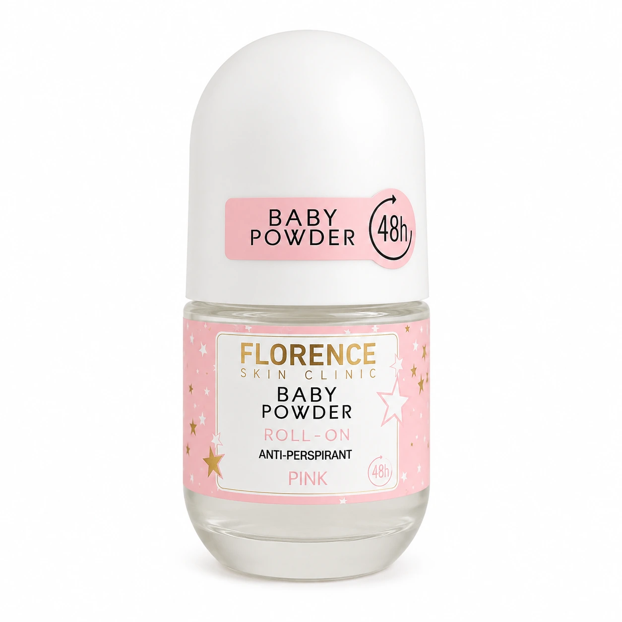 93BA6DAE-1416-40CC-B8E0-5C40B9DA91E2 Florance Roll on Deodorant Pink 50ml - الصورة 1