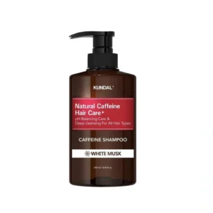 Kundal Natural Caffeine Hair Care,Shampoo White misk 500ml