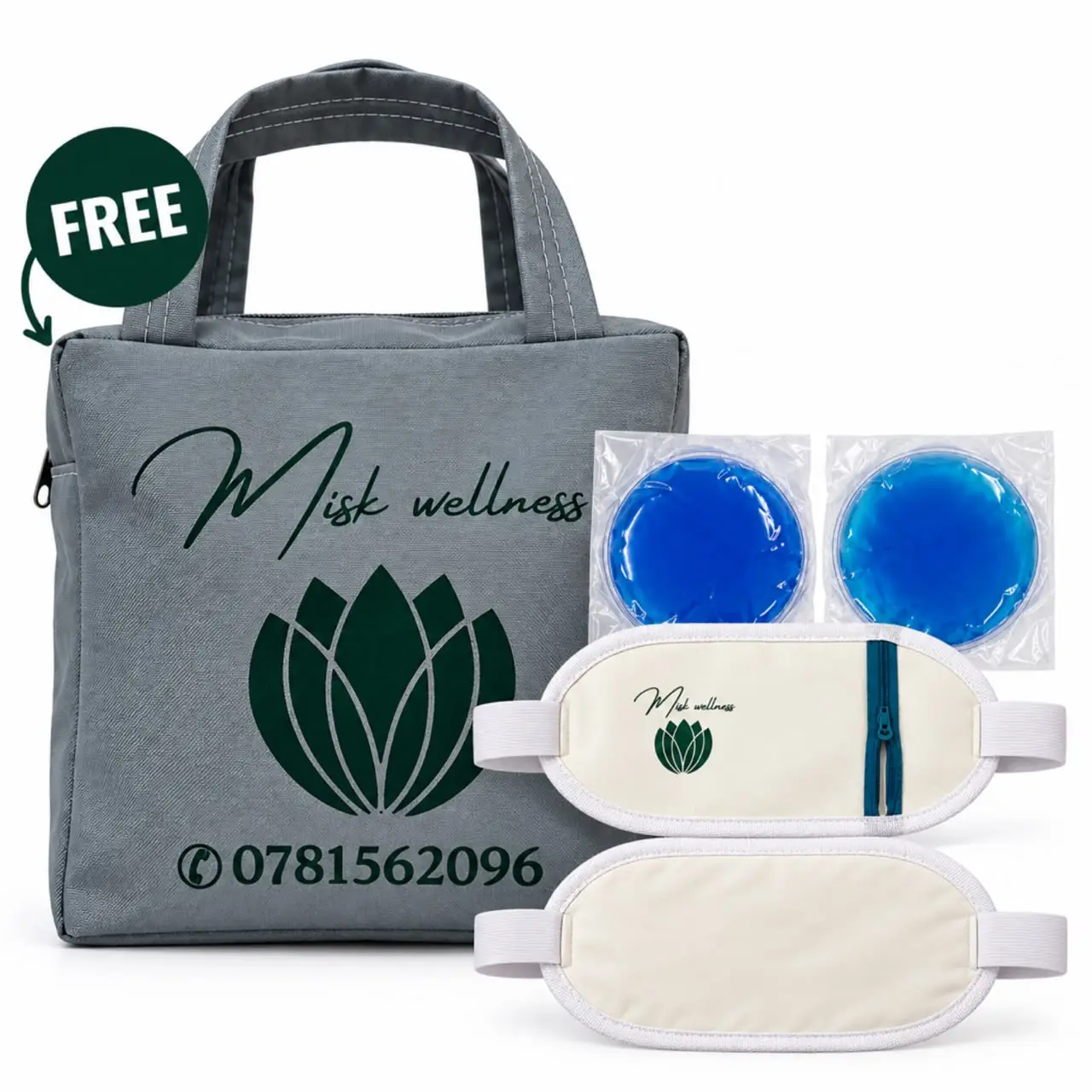 WhatsApp Image 2026-09-09 at 9.35.51 PM Castor Oil Knee Pack Misk wellness كمادة زيت الخروع للركبة - الصورة 1